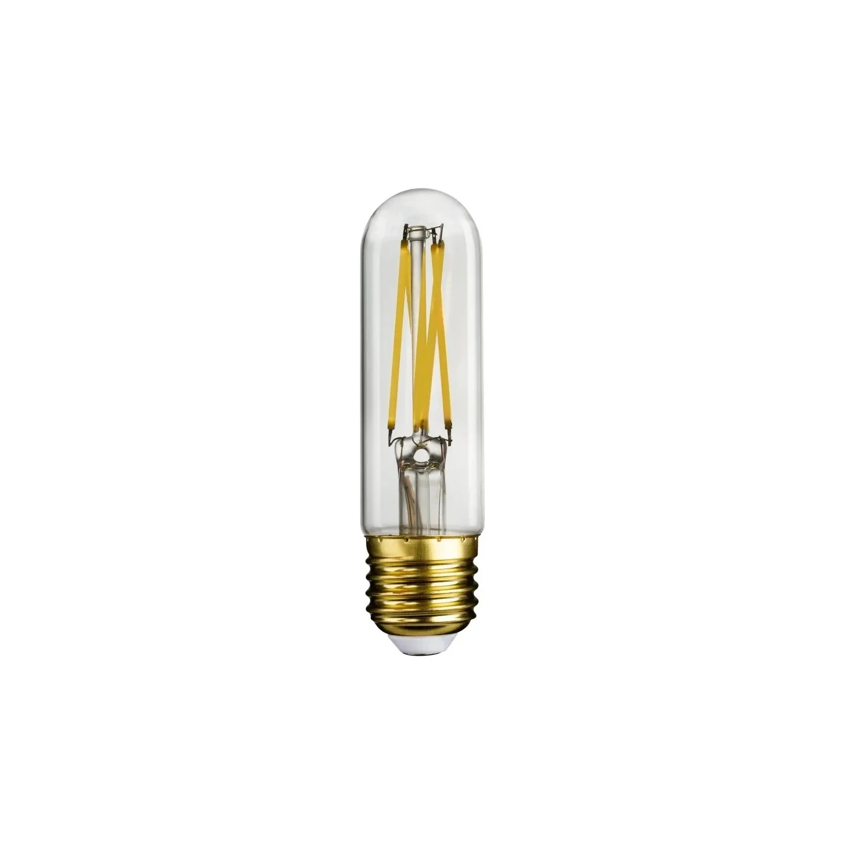 Lampadina LED tubolare a filamento vintage serie T — 180–265V / 4W / E27 / 3000K